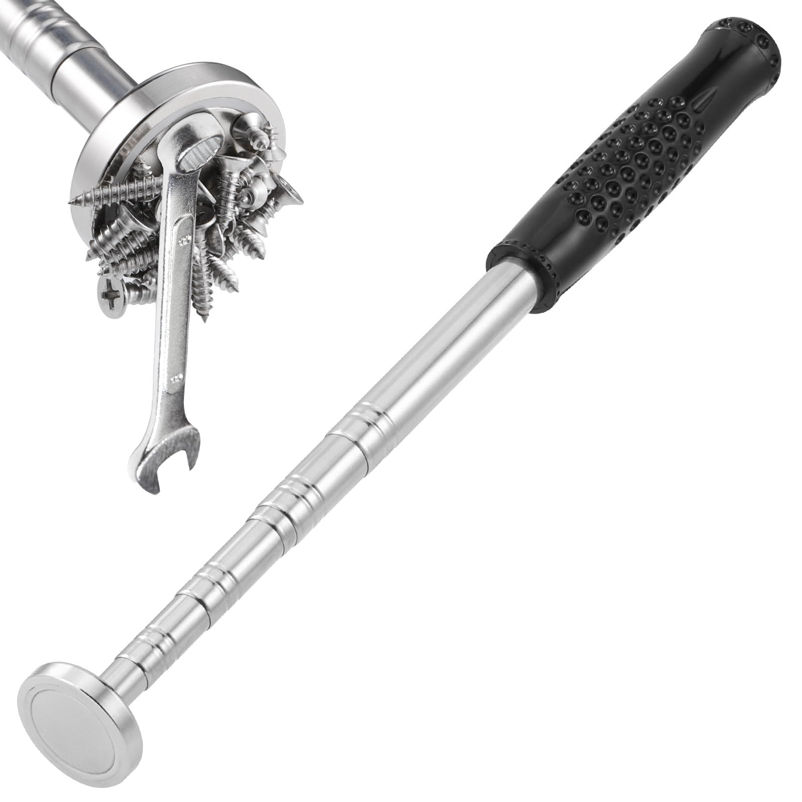 Fentar Telescopic Magnetic Pickup Tool, Heavy Duty Telescopic Magnet 35LB Load Capacity, Extendable Magnetic Pickup Tool 23-104cm, Strong Pick Up Tools Telescopic Baton, Mechanic Tools for Men