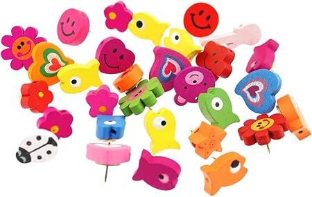 Amazon Olive G 30個セット 画びょう 動物 セット かわいい 幼稚園 押しピン おしゃれ 癒し 画びょう ピン 文房具 オフィス用品