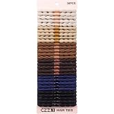 CZZXI Thick Hair Ties 30Pcs, Large 2.2" Ponytail Holders for Heavy Hair | Wide Elastics for Thick Hair (0.32"):Durable, Stays Stretchy. Gentle Removal. 6 Colors.Ideal for Gym, Sports &amp; Travel.