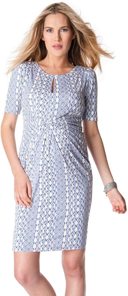 Amazon Co Jp Seraphine セラフィン マタニティワンピース Maya ツイストフロントアステカプリントマタニティワンピース Ukサイズ14 オーシャン 服 ファッション小物