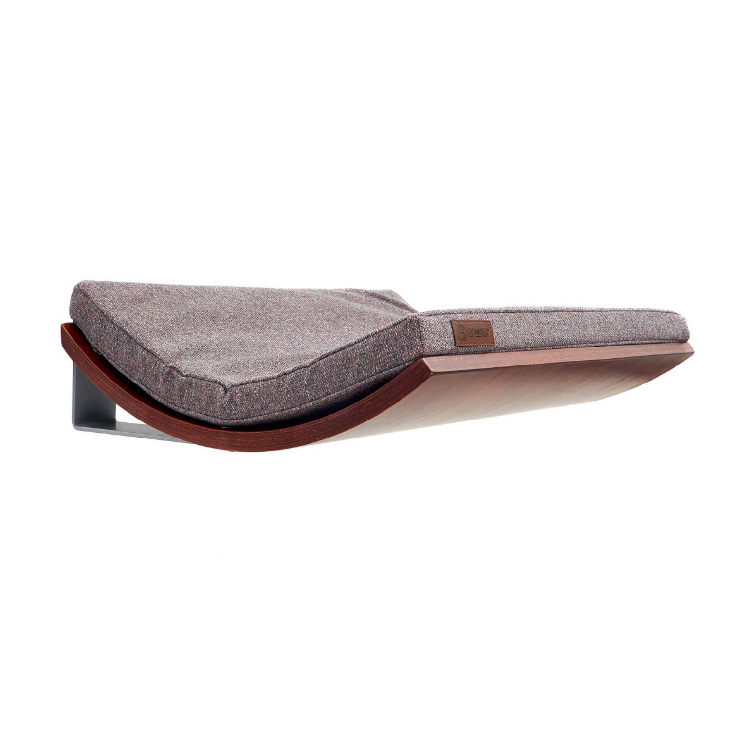 Designer Cat Furniture Wall Mounted Cat Bed 90 X 41 Cm Maine Coon Bed Cosy And Dozy Exclusive Cat Shelf Maple Floating Cat Seat Elegant Rose Grey Cushion Beds Bedding Furniture