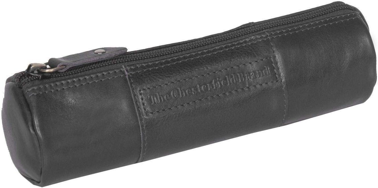 Chesterfield Leather Pen Case Don Black