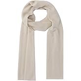 MELUSA 100% Cashmere Scarf, Lightweight Cozy Gift Everyday Scarf