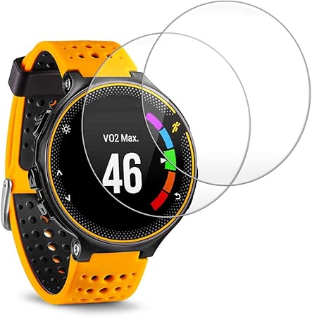 Reloj Inteligente Protector de Pantalla para Garmin Forerunner 235 225 Smart Watch,AFUNTA Vidrio Templado de Cine Anti-rasguños Alta definición ...