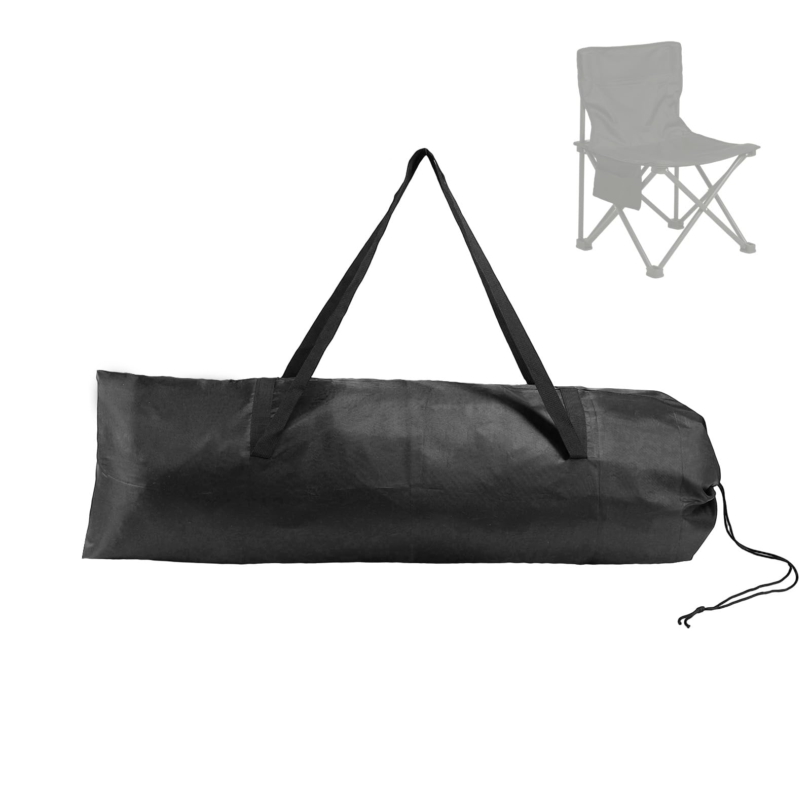Photo 1 of 1pcs Camping Folding Chair Replacement Bag, 43.31x14.96in Foldable Large Camp Storage Bag with Double-Handle Straps and Drawstring for Hammock Accessories(No Chair Included)