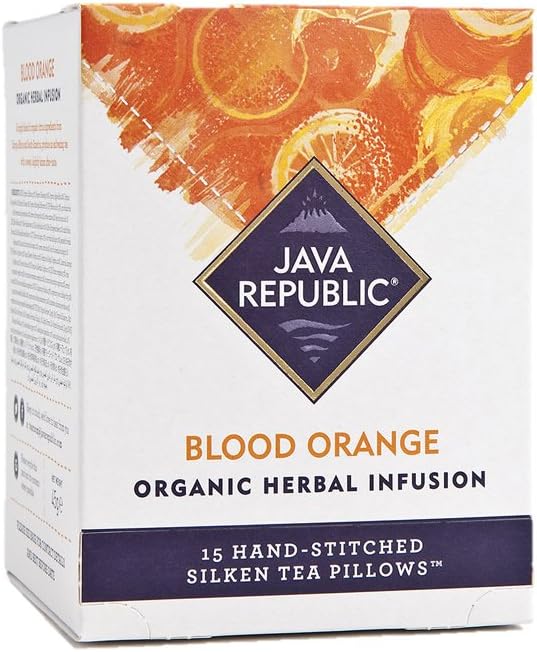 Java Republic Blood Orange Organic Herbal Infusion Tea, 15 Tea Bags (1