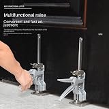 Hniuyun Full Metal Labor Saving Arm Jack 200kg Lift Cabinet Door Window view 4
