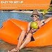 Vitchelo Inflatable Lounger Air Sofa Hammock Portable Lounge for Kids & Adults - Blow Up Couches and Sofas Chairs Best for Indoor & Outdoor Camping Beach Pool Festivals Concert Park Picnic Vacations