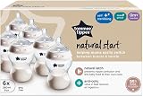 Tommee Tippee Natural Start Baby Bottles 0m+ 6x260ml Slow Flow Teat view 2