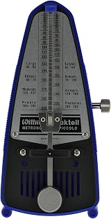 Wittner Metronome Taktell Piccolo Series 830 Blue Mechanical Wind-Up Germany view 2