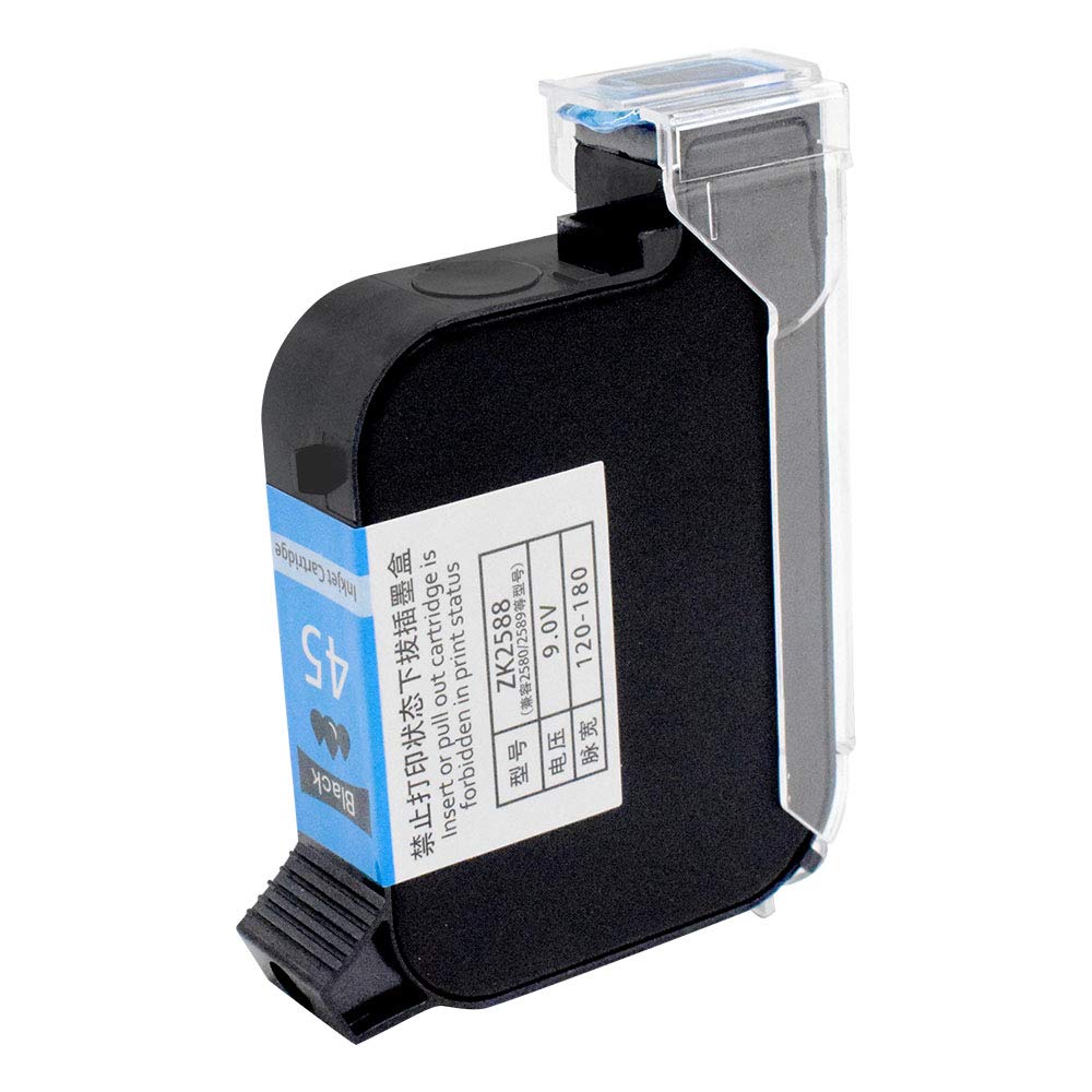 Photo 1 of TOAUTO Original Portable Ink Cartridge Quick-Dry Replacement 42ml Ink Cartridge for Handheld Inkjet Printer Coding Machine?Black?