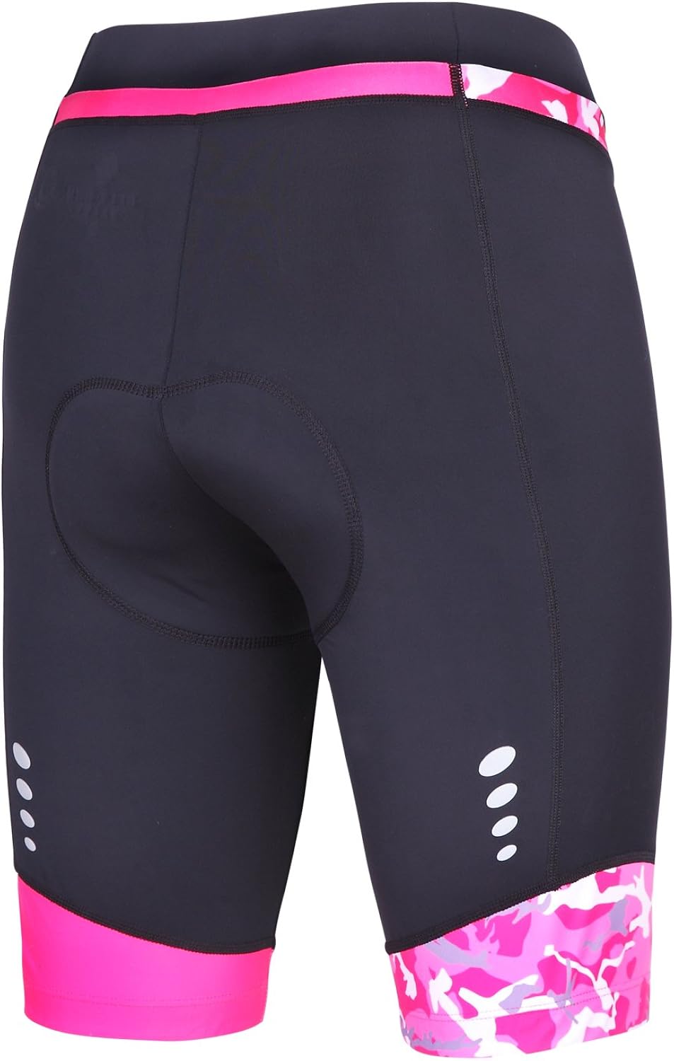 Women's Cycling Shorts With 3D Padded Bike Shorts With Reflective Elements: Sports & Outdoors