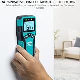 Kiprim Pinless Damp Meter Moisture Meter for Wood Walls Masonry view 2
