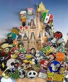DISNEY TRADING PIN LOT (SET OF 50) - OFFICIAL AUTHENTIC - NO DUPLICATES by Disney