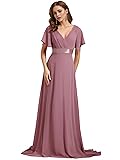 Ever-Pretty Women's Bridemaids Dress V Neck Short
