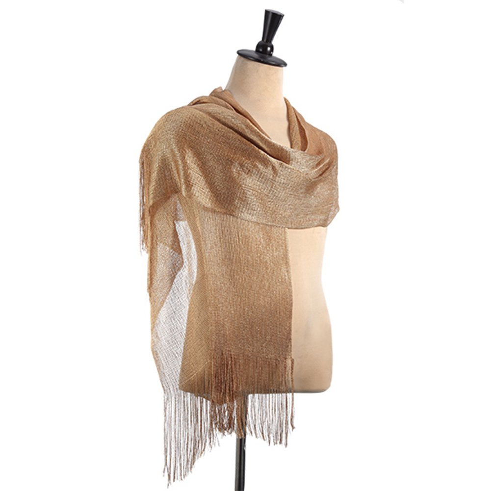 1920s Gatsby Weddings Scarfs Fringe Sheer Party Evening Wraps Shawl for Dresses 1920s Gatsby Weddings Scarfs Fringe Sheer Party Evening Wraps Shawl for Dresses