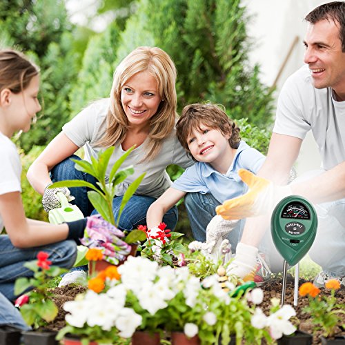 image for Soil pH Meter, Jellas 3 in 1 Soil Moisture Meter / PH / Sunlight Teste