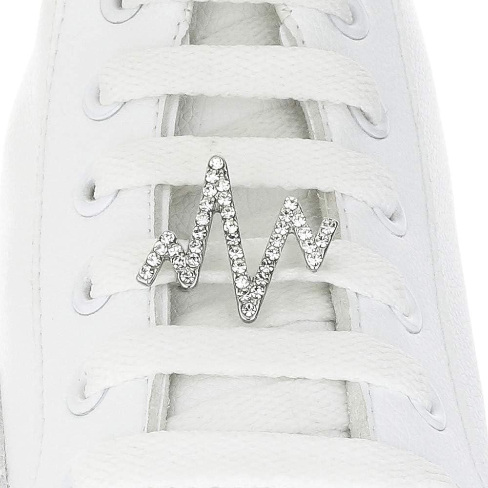 Amazon.com: Shoelace Customization - Heartbeat Shoelace Charm - trainer tag for Nike, Adidas 