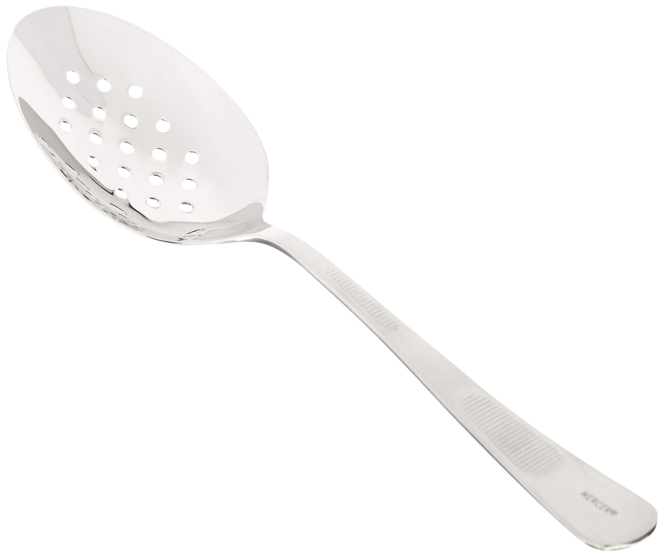 Mercer Culinary Plating Spoon 9", Stainless Steel, Perforated Bowl, 22.86 cm, 24.64 x 2.2 x 2.2 cm