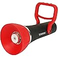 CHAPIN 4697: Industrial High Flow Firefighter Style Garden Hose Nozzle, Classic Fireman Style Grip Nozzle with Threaded Garden Hose Connection, Adjustable Twist Nozzle, Up to 250 PSI, Red/Black