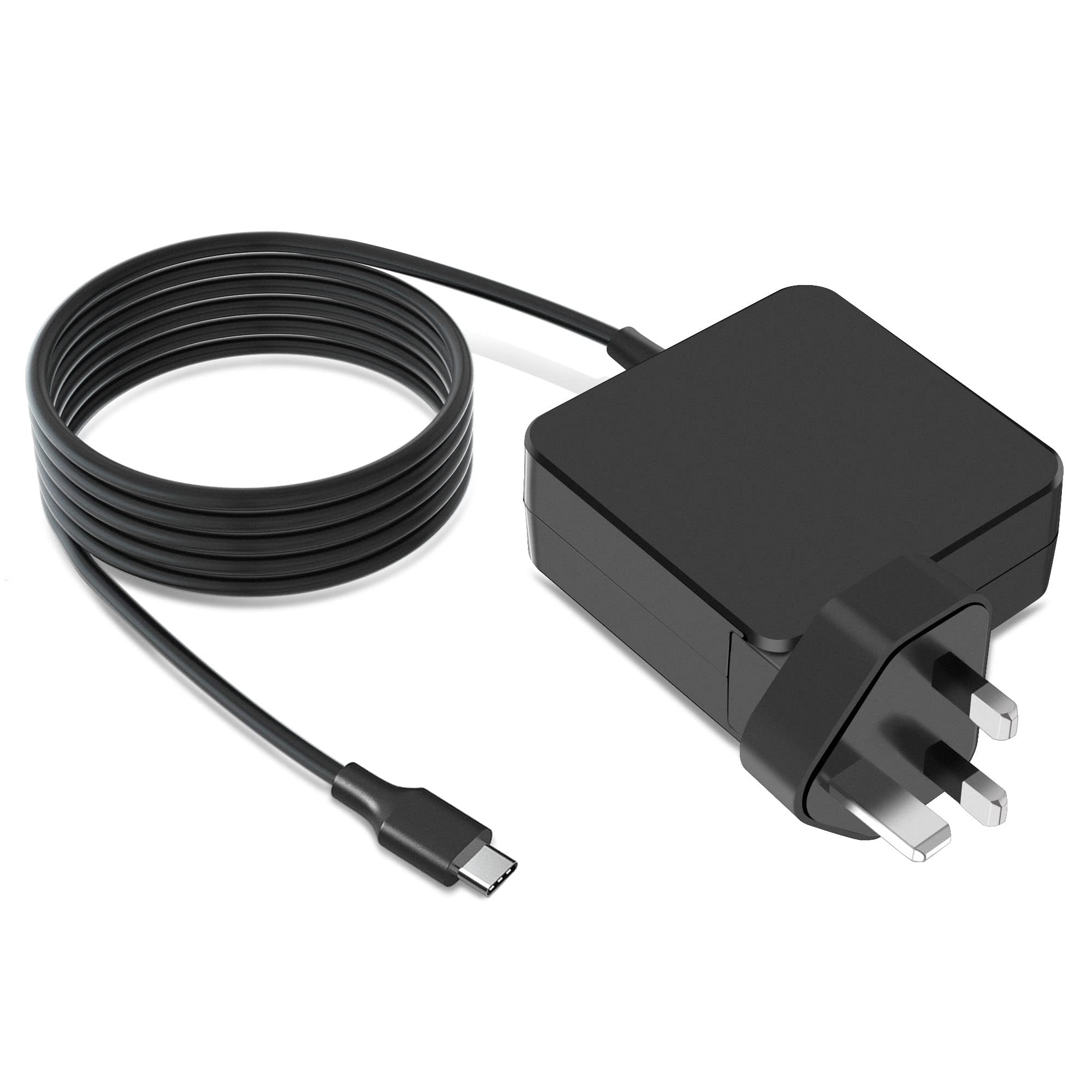 BIUBOTY 65W USB C Charger Chromebook Charger Compatible with Acer Asus Dell HP Lenovo Samsung Chromebook Asus Zenbook HP Spectre X360 Lenovo Thinkpad Macbook Samsung Laptop Power Adapter Type USB-C