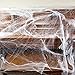 Colonel Pickles Novelties Spider Web Stretchy Fake Webs Halloween Decorations – Covers 850 Sq. Ft - with 20 Plastic Spiders