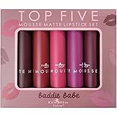 Italia Deluxe Top Five Baddie Babe Mousse Matte Lipstick Set