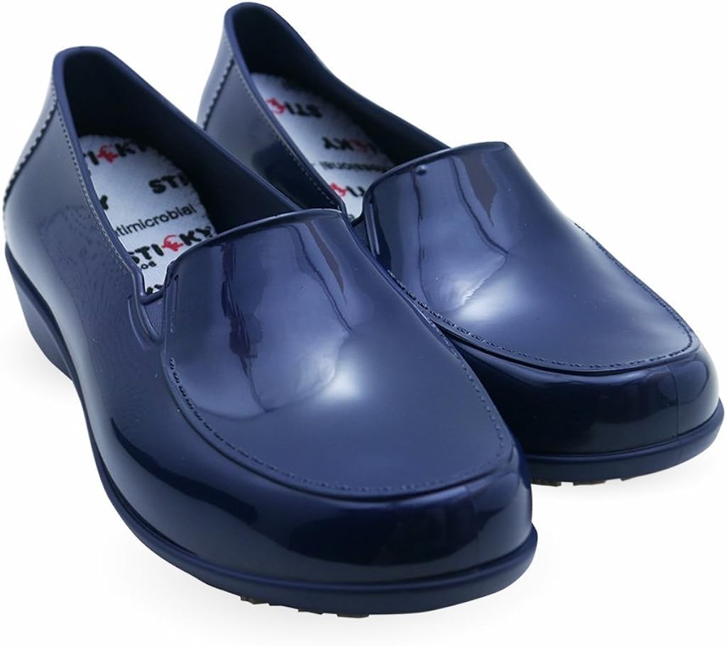 Sticky Waterproof Uniform Dress Shoes for Women - Comfortable Non-Slip Work Shoes - Thermoplastic ClassicPro Loafers: Shoes