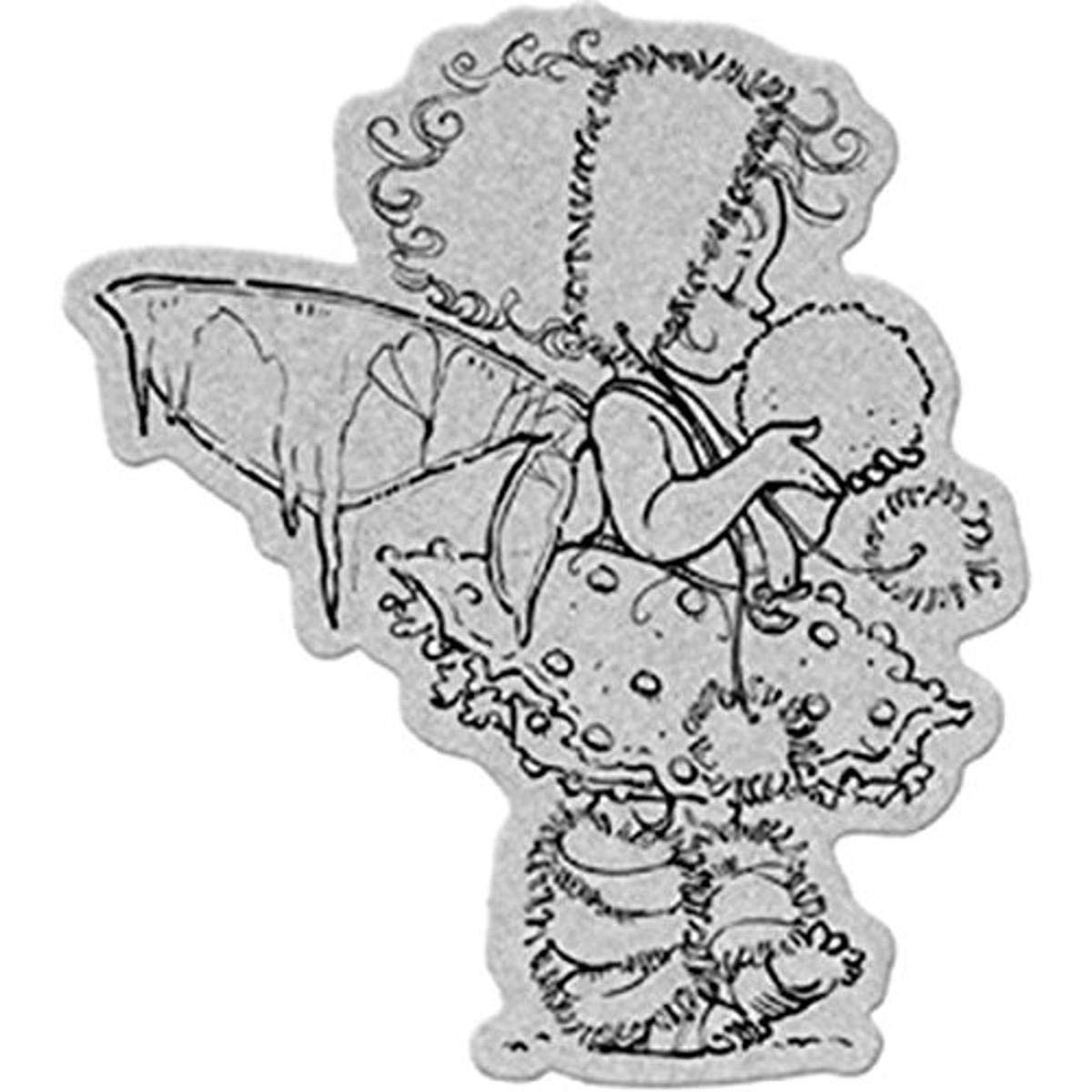 Penny Black Cling Rubber Stamp 4 x 6-inch Sheet-Winter Fairy