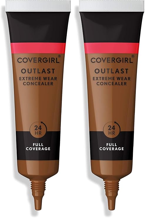 COVERGIRL Outlast Extreme Wear Concealer, Deep Golden 877, Pack of 2