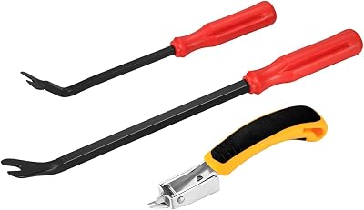 Xiaomoyu Upholstery Staple Remover and Tack Lifter Tool Set 3 Pcs