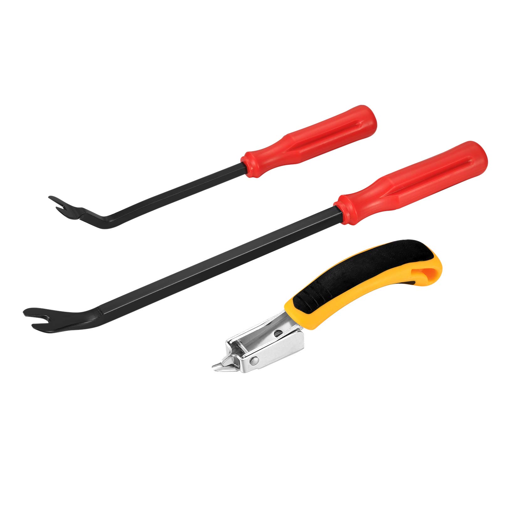 Upholstery Staple Remover and Tack Lifter Tool Set, Heavy Duty Tack Remover, Nail Puller Remover Tool - 3 Pcs