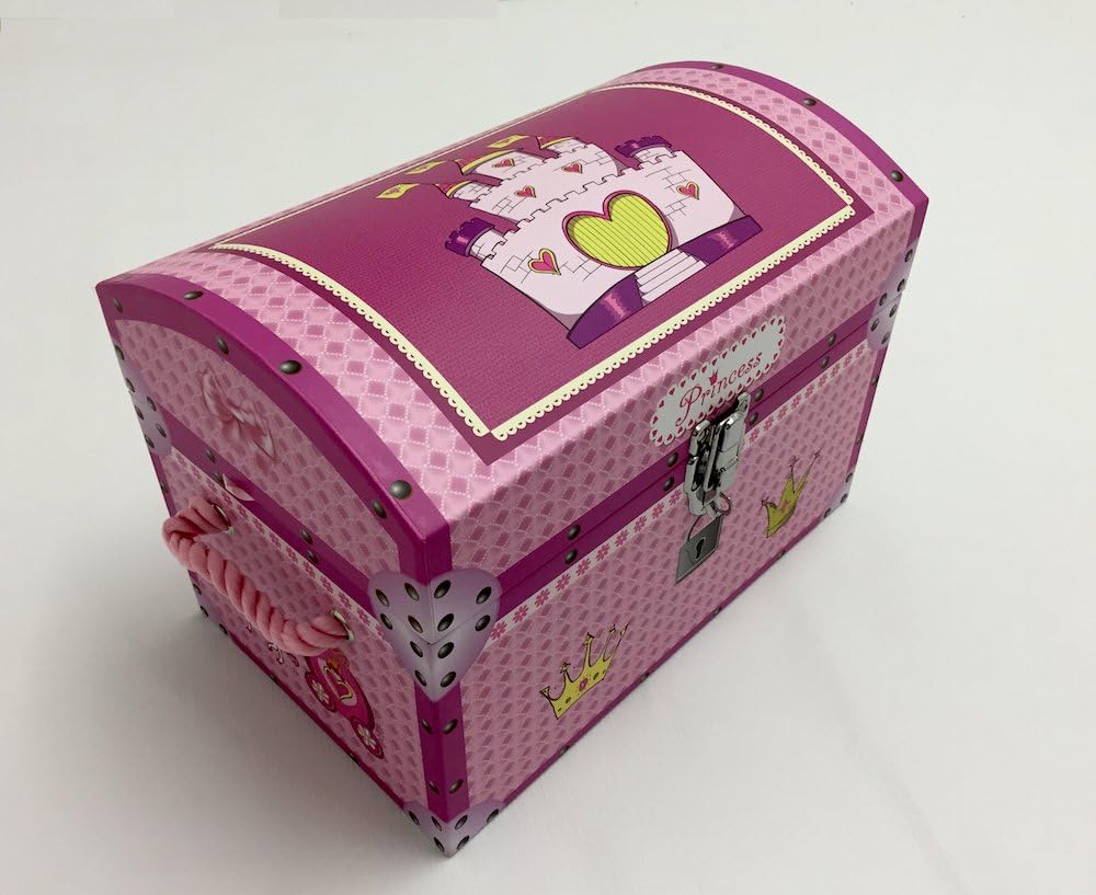 pink treasure chest toy box