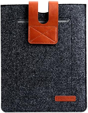 Universal Felt Case for 7-8 Inch Tablet, Vertical Carrying Bag for iPad Mini/ RCA Voyager 7/ Kindle Fire 7 HD 8/ Google Nexus 7/ Galaxy Tab 4/ ASUS/ HTC/ LG/ Huawei/ Sony/ MOTO and More,Dark Gray