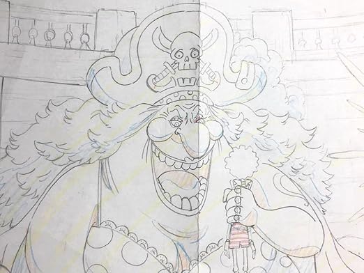 Amazon Co Jp ワンピース 第0話 サンジの元へ ルフィ逆襲の大激走 修正 設定 直筆原画 動画大判 その55 ホビー 通販