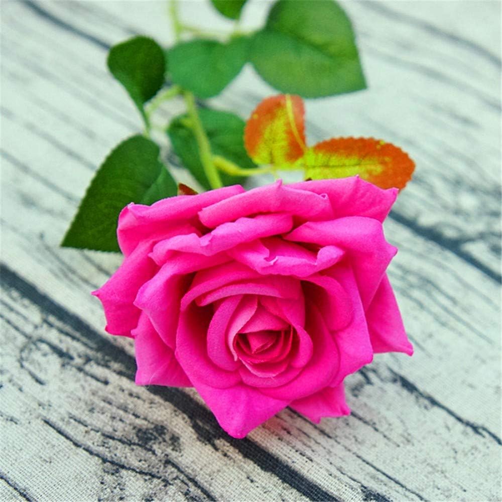 Amazon Com Artificial Decorative Flowers Single Staple Cloth Corner Rose Artificial Flower Fake Flower Wedding Flower Home Soft Decoration 50cm Flower Products Include Artificial Flowers Decorative Plants Furniture Decor