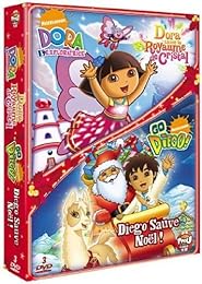 Dora L'exploratrice - Dora Sauve Le Royaume De Cristal + Go Diego! - Vol. 6 : Diego Sauve Noël ! - Pack