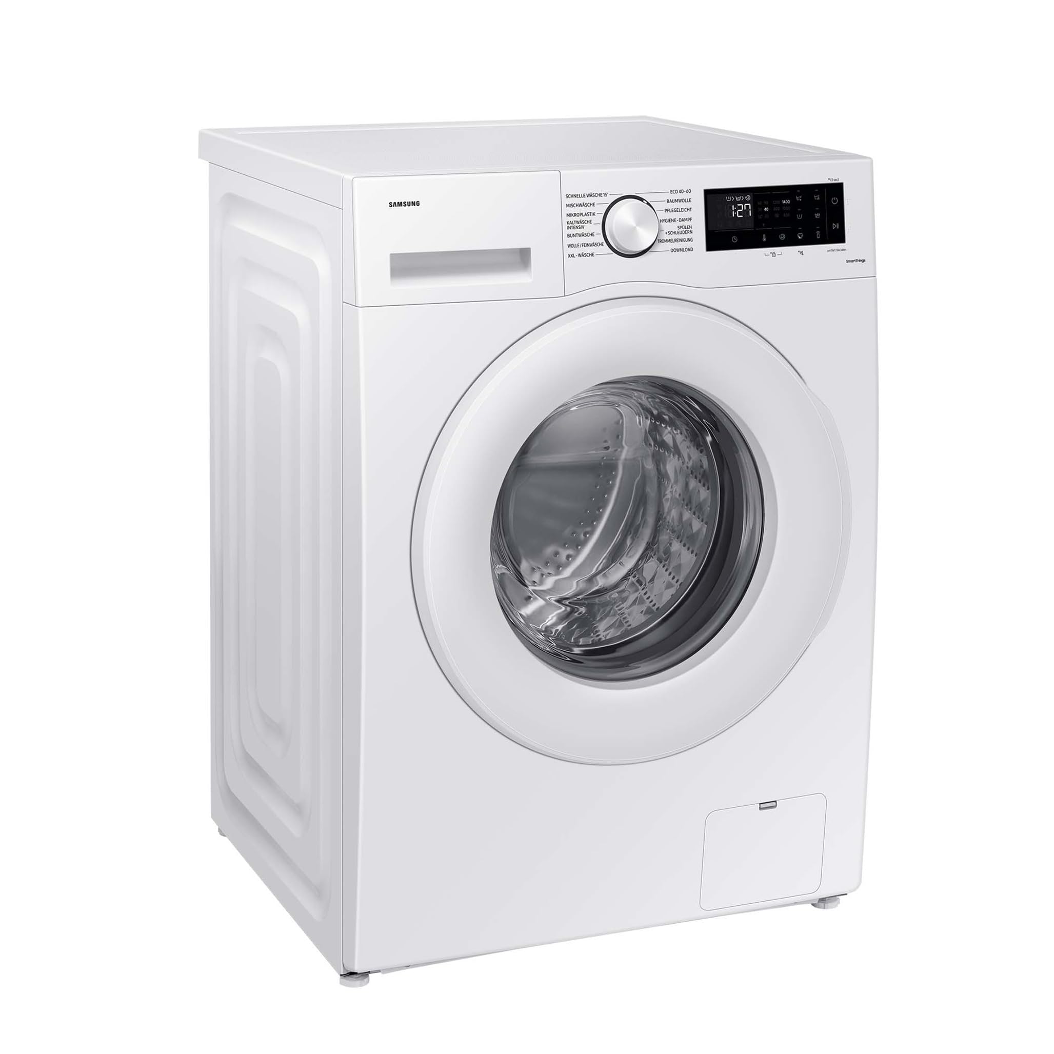 Samsung Waschmaschine, 8 kg, 1.400 U/min, EEK: A, Mikroplastik-Programm, Ecobubble, 14 Programme, WiFi SmartControl, Weiß, WW80CGC04ATEEG 4