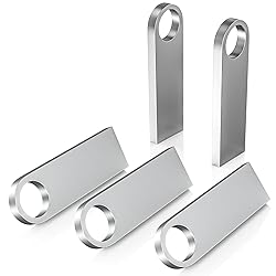 ABLAZE 8GB USB Flash Drive 5 Pack, Metal Flash