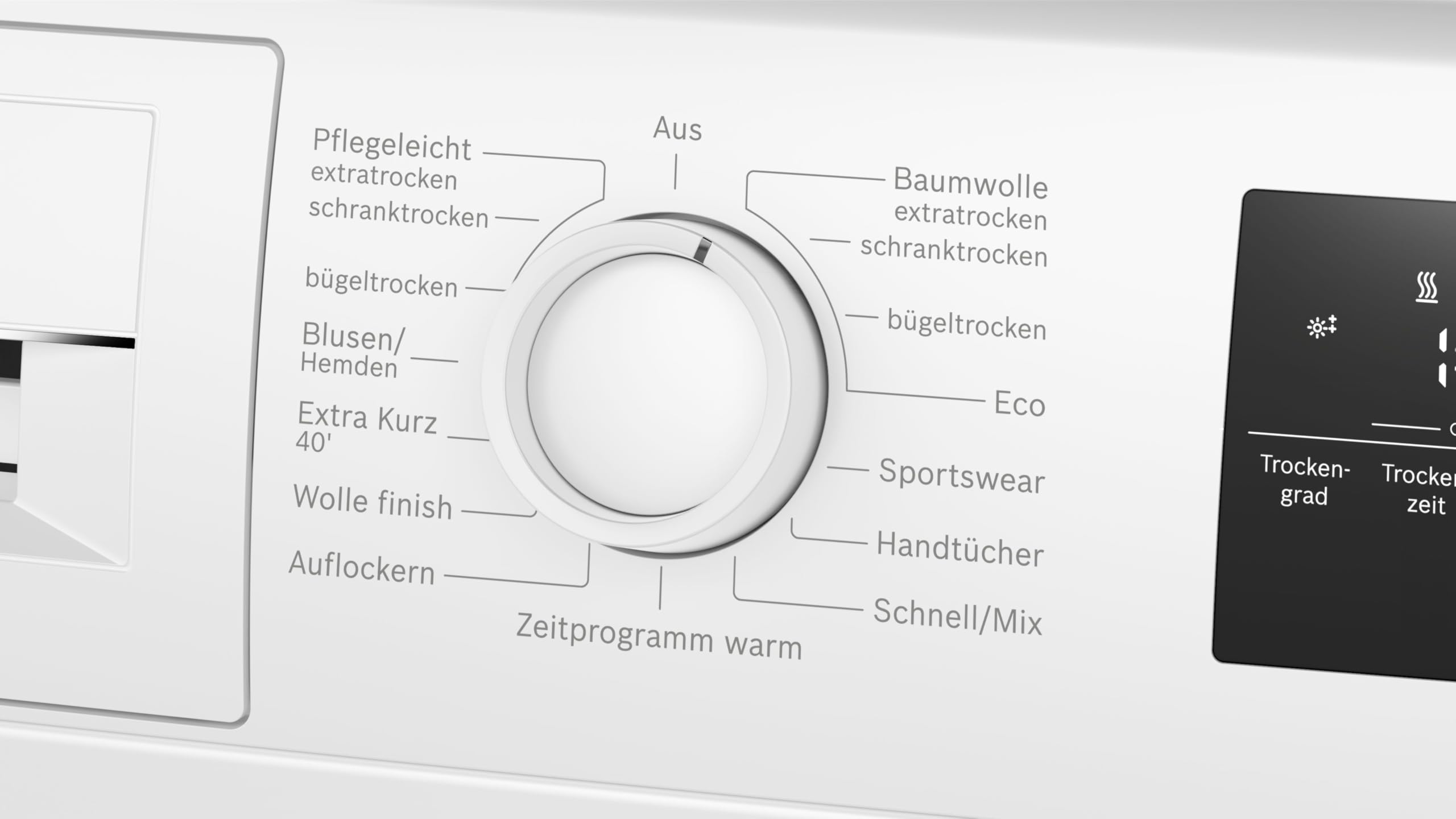 Bosch WTH83VV4, Serie 4, Wärmepumpentrockner, 8 kg, AutoDry, Quick-40-Trocknen, Nachlegefunktion, Sensitive-Drying-System, Anti Vibration Design, 63 dB, LED-Display, Touch-Control, Zeitvorwahl 8