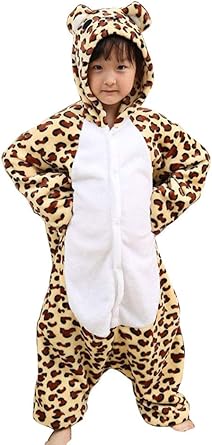 leopard onesie girl