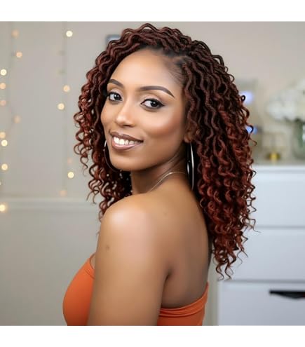 Amazon.com : ZRQ 8 Packs Ginger Goddess Crochet Hair - 24 Inch