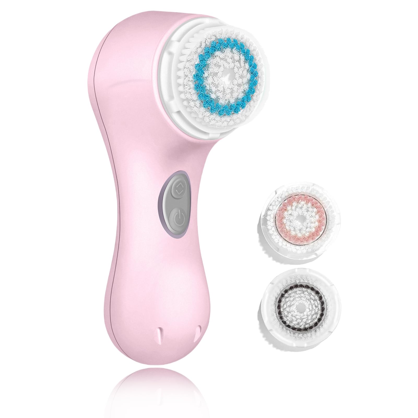 Photo 1 of ***FACTORY SEALED*** Microtree Electric Facial Cleansing Brush, Sonic Vibrating Rechargeable Face Scrubber Exfoliator, 2 Speeds for Gentle Clean, Face Wash Brush - No Rotation, Safe for All Skin Types