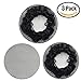 New8Beauty Hair Nets Black - Hair Accessories for Ballet Bun Cover Dance Skating Gymnastics Wedding Performance (3 Pack)