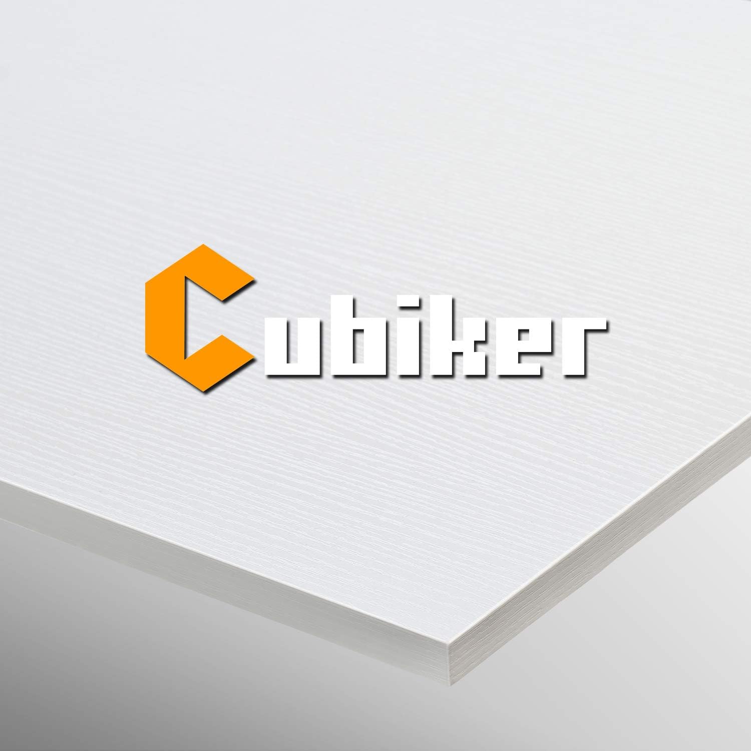 Cubiker Modern L-Shaped Computer Office Desk, Corner Gaming Desk with Monitor Stand, Home Study Writing Table Workstation for Small Spaces, White: Kitchen & Dining