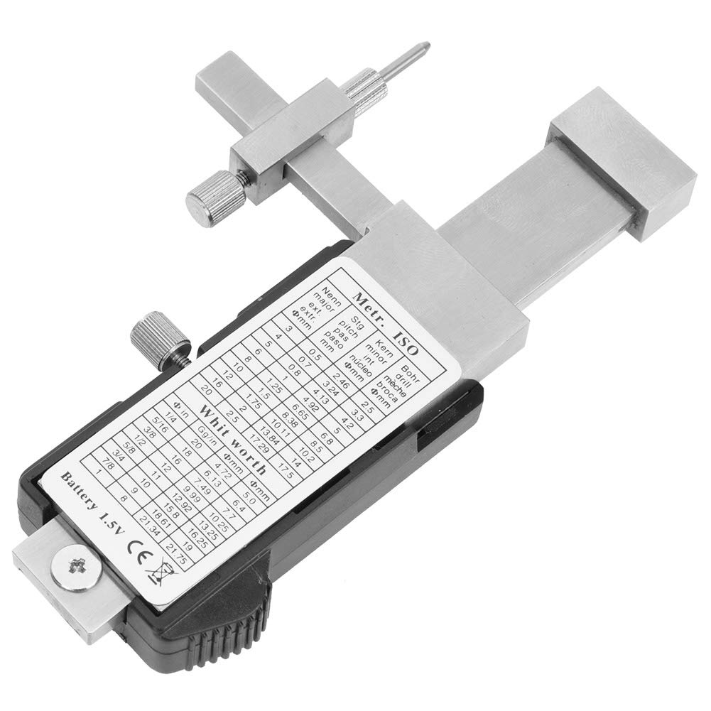 Garosa Digital Gap Step Gauge C1-10P Stainless Steel Professional Step Depth Gauge for Router and Table Saw Plane Gap Ruler 卤10 0.01mm with Precision Measurement