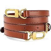BEUDW Vachetta Leather Adjustable Crossbody Strap for Leather Shoulder Strap Belt Replacement Suitable for L V Handbags