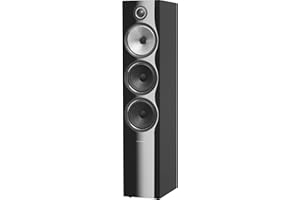 Bowers & Wilkins 703 S2 Floorstanding Speaker - High-Performance Tower Speaker, Aerofoil Woofers with Flowport Technology & Carbon Dome Tweeter, Standing Speaker for Home Stereo System, Gloss Black