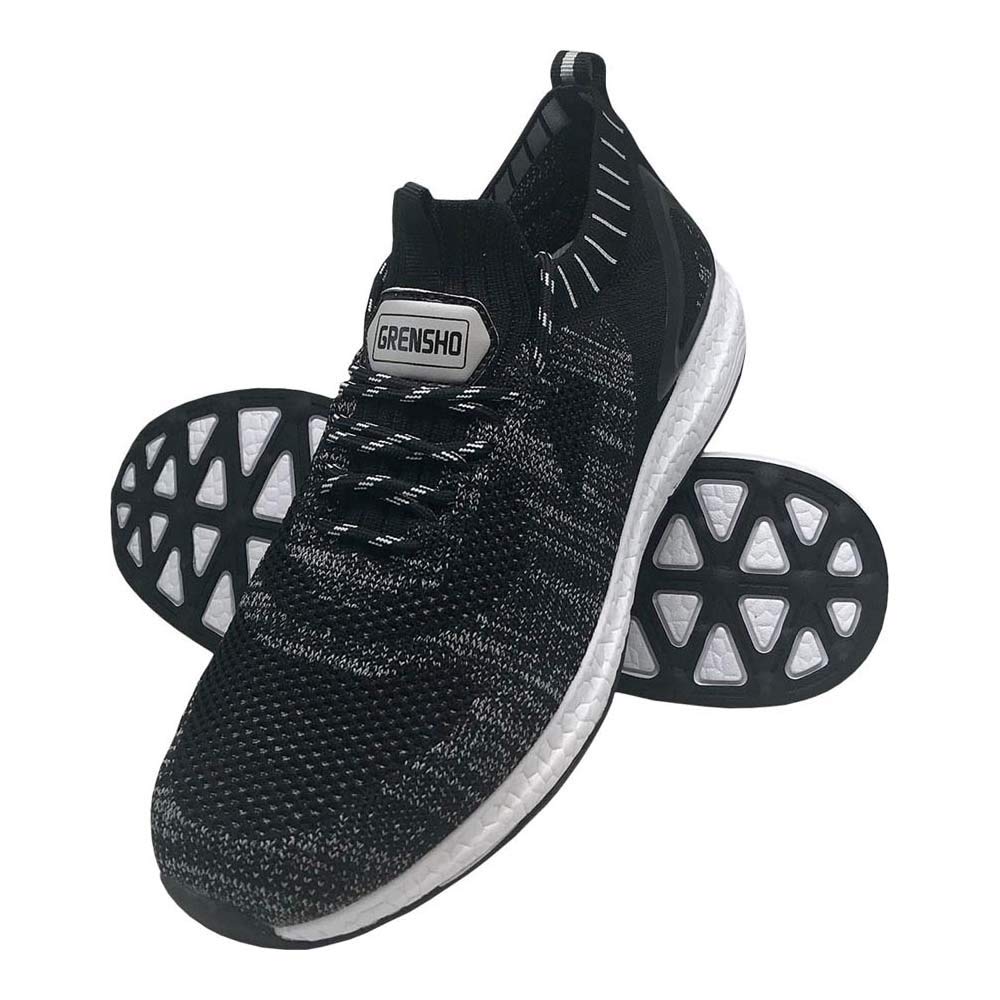 Reis BSRUN_BS40 Grensho Sports Shoes, Black-Grey, 40 Size