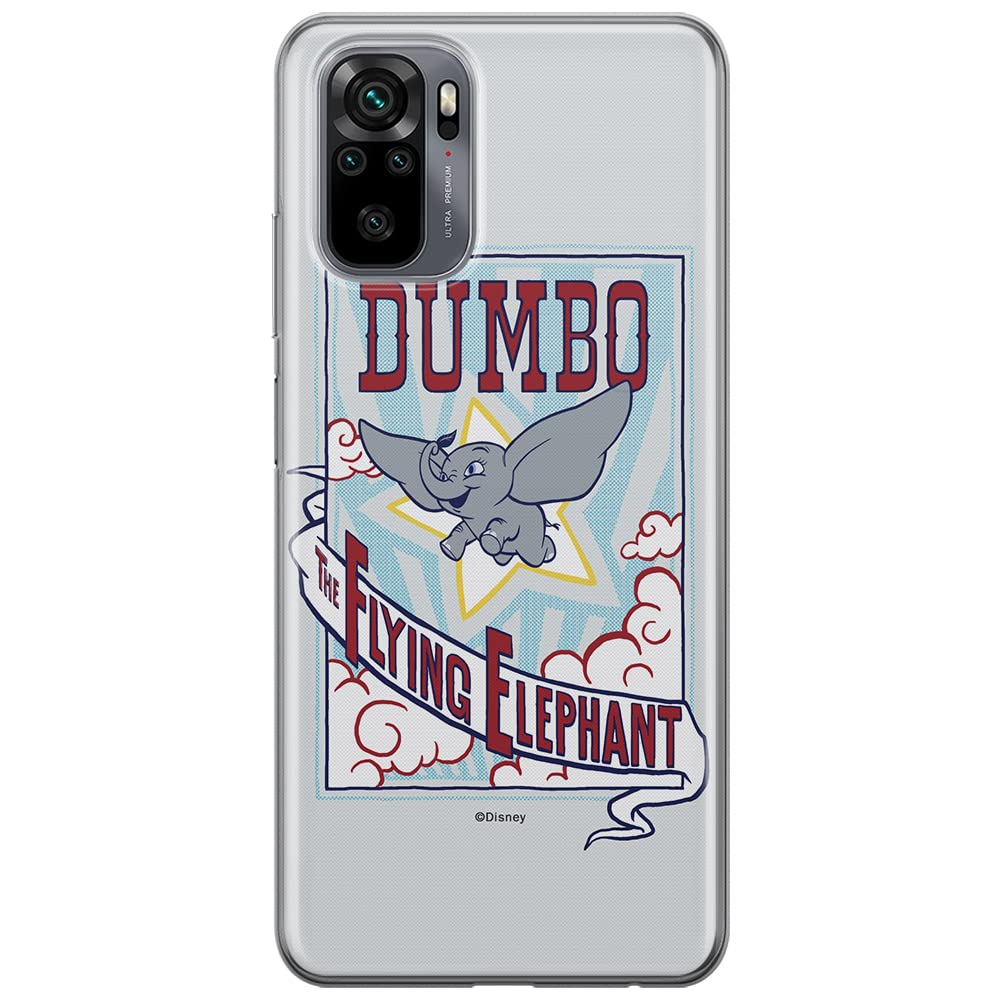 ERT GROUP mobile phone case for Xiaomi REDMI NOTE 10/ 10S original and officially Licensed Disney pattern Dumbo 002 optimally adapted to the shape of the mobile phone, case made of TPU
